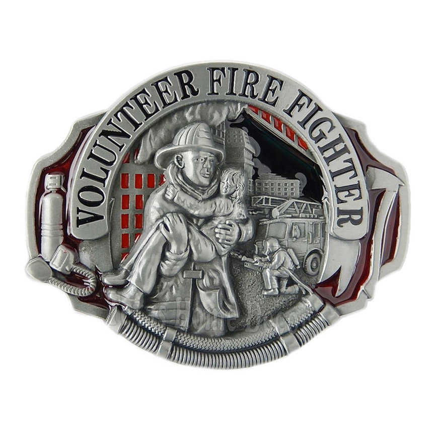 Manufacturer Custom Firefighter Belt Buckle