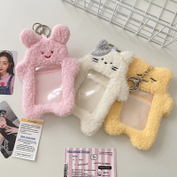 wholesale custom plush id name badge holder