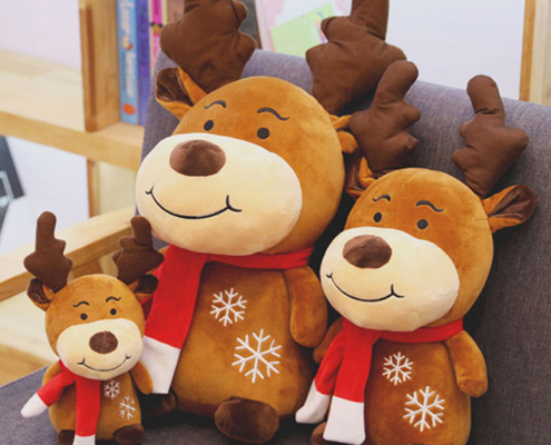 custom design plush toys for christmas