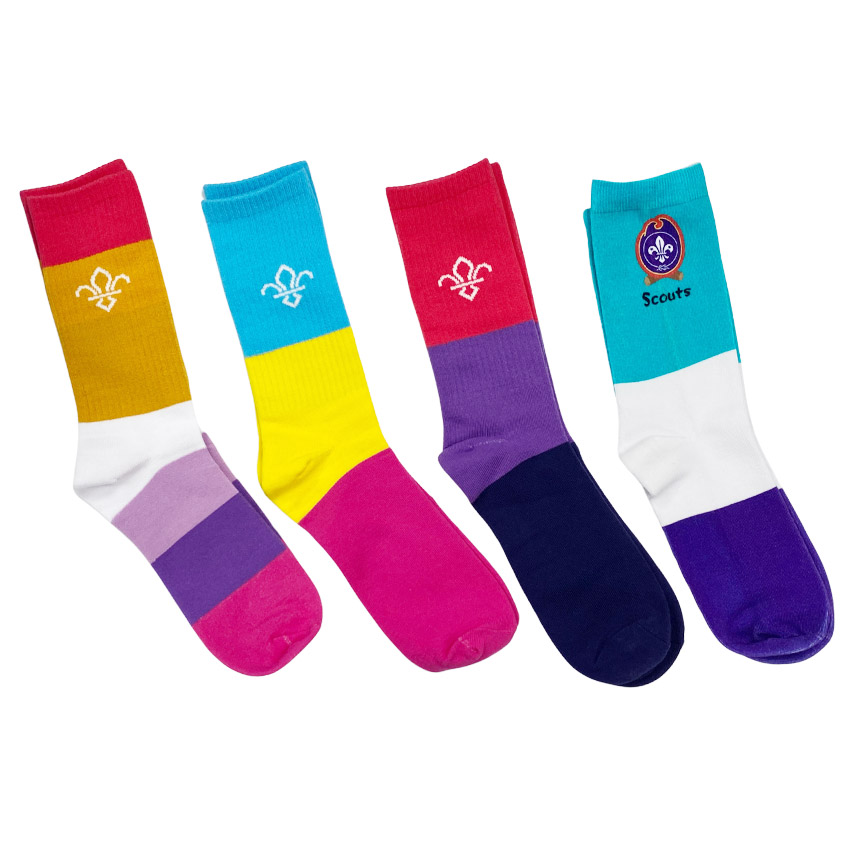 promotional wholesale custom scout socks