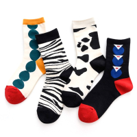 personalized logo fashion crew socks