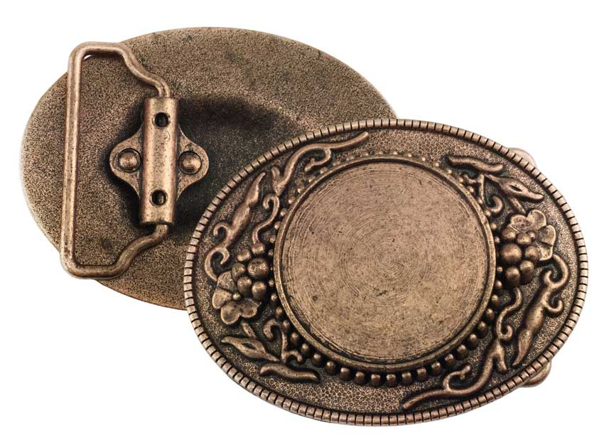 custom antique brass zinc alloy retro belt buckles wholesale