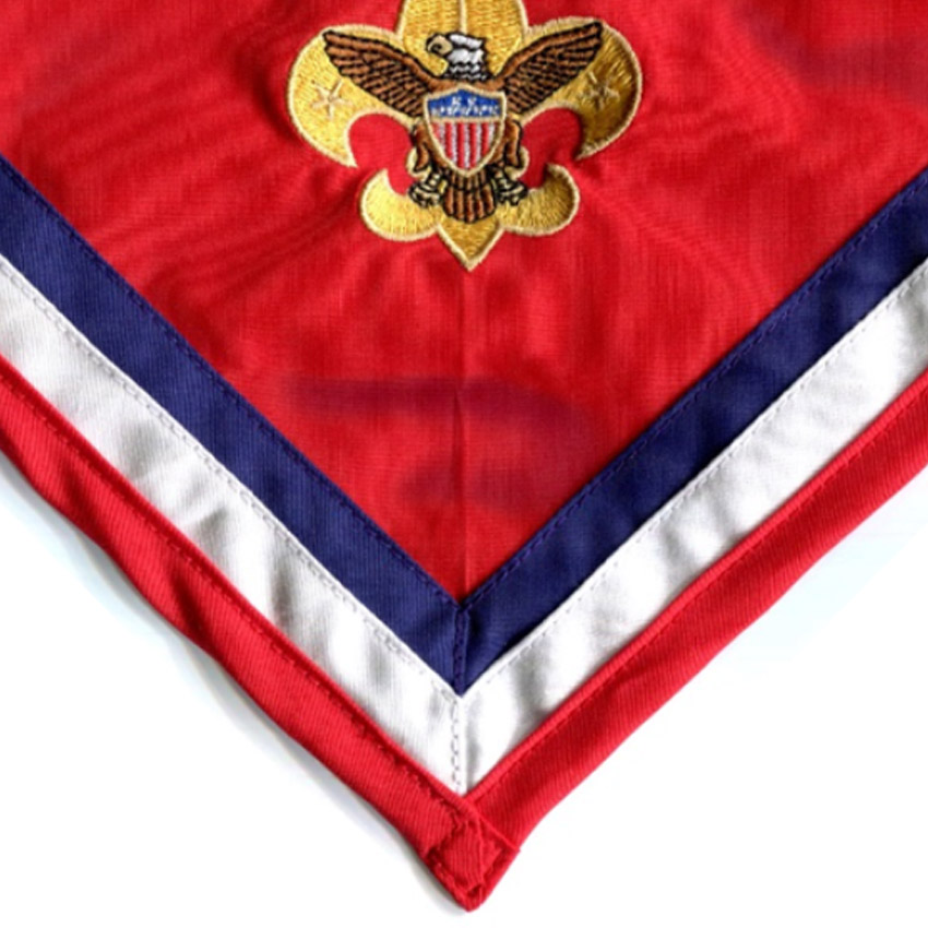 custom triple color edge scouts neckerchief