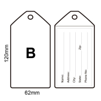 personalized embroidery luggage bag tags template
