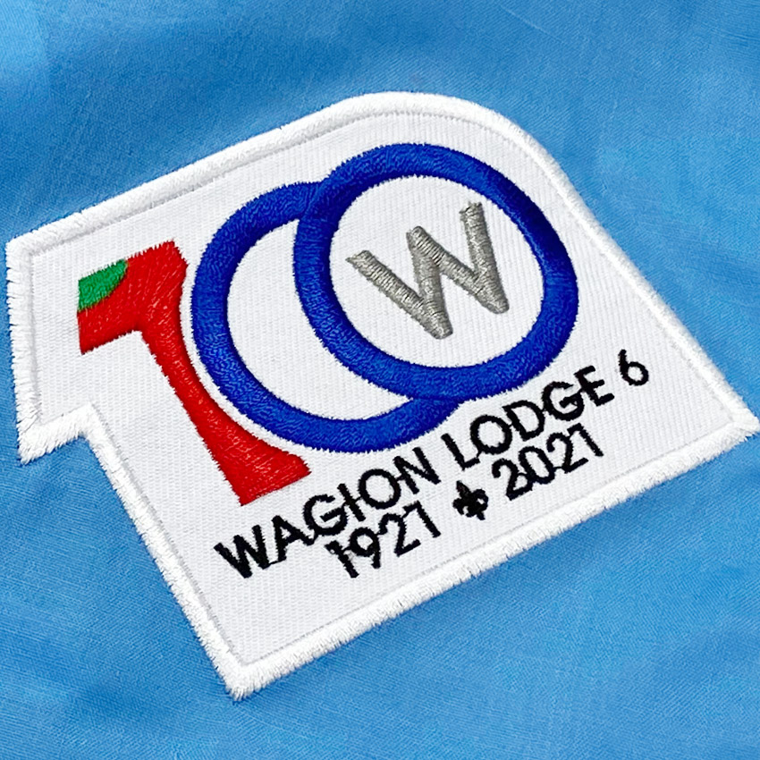Custom Logo Embroidery Patch Scout Scarf Wholesale