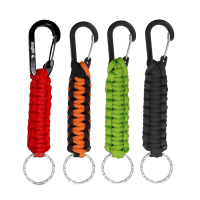 wholesale outdoor hiking accessory paracord key rings