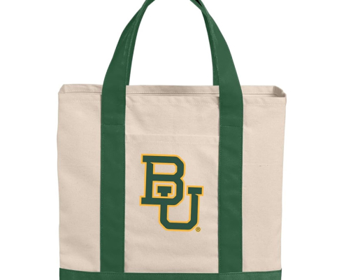 custom logo canvas university tote bags