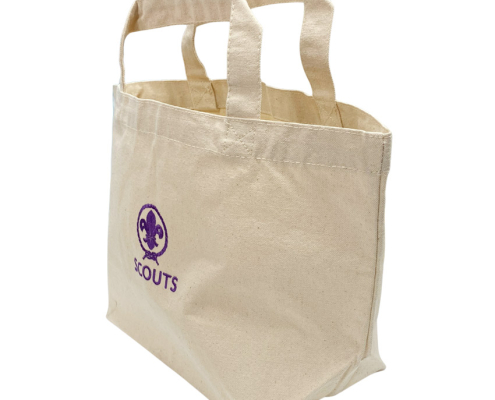 wholesale scout canvas tote lunch bag