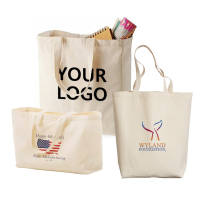 manufacturer custom logo printed canvas tote bags