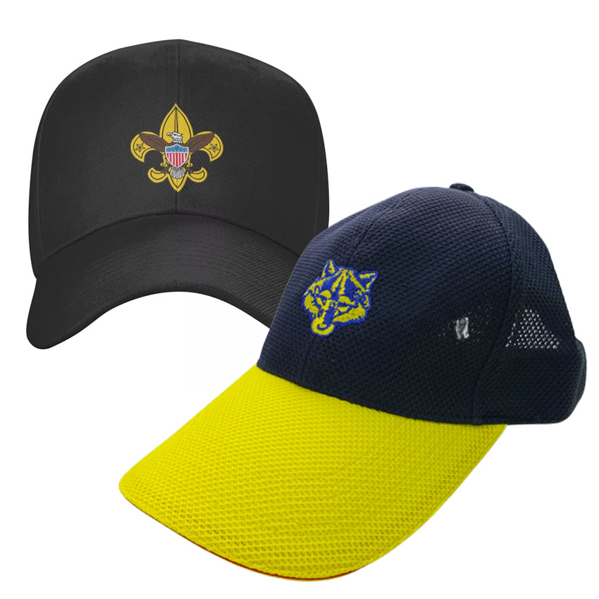 wholesale custom logo boy scout baseball caps