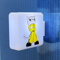 wholesale custom logo printed LED fridge magnet