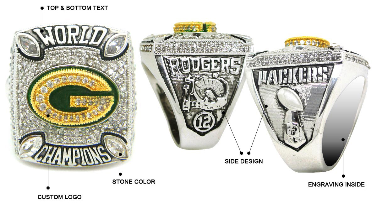 custom logo championship team rings