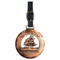 wholesale custom metal golf member bag tags