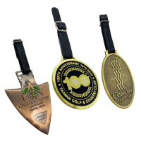 customized metal bag tags