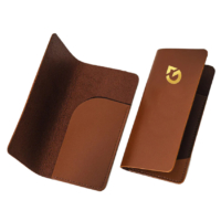 manufacturer custom gold foil printed logo hotel receipt check holder
