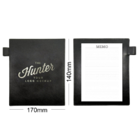 wholesale custom logo printed leather memo pad
