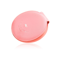 wholesale PU leather cosmetic folding pocket compact mirror