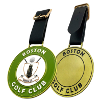 custom soft enamel golf club bag tag