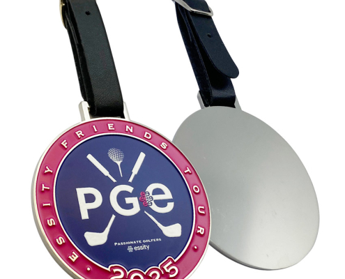 custom metal golf bag tags