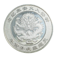 manufacturer custom logo silvery souvenir coin
