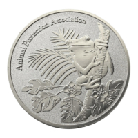 Manufacturer Custom Silver Plated Frog Reverse Mint Coin