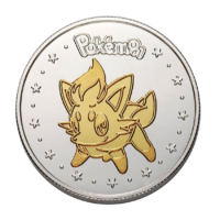custom collectible anime souvenir dual tone coin