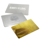 wholesale custom stainless steel metal business name cards