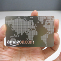 manufacturer custom hollow out metal membership VIP card