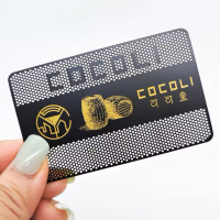 manufacturer custom business card hollow metal card