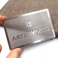 custom logo high end metal membership card