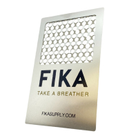 customized hollow out design metal card