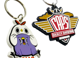 Customized soft PVC Rubber Keychains