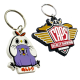 Customized soft PVC Rubber Keychains