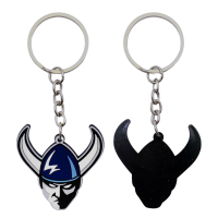 manufacturer promotional custom logo 2D PVC keychain