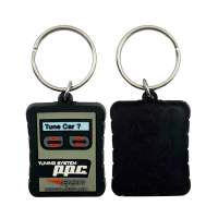 advertising gift custom rubber keychain