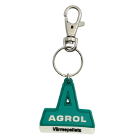 wholesale custom logo rubber keychain