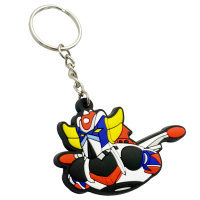 manufacturer kids gift custom logo anime PVC keychain