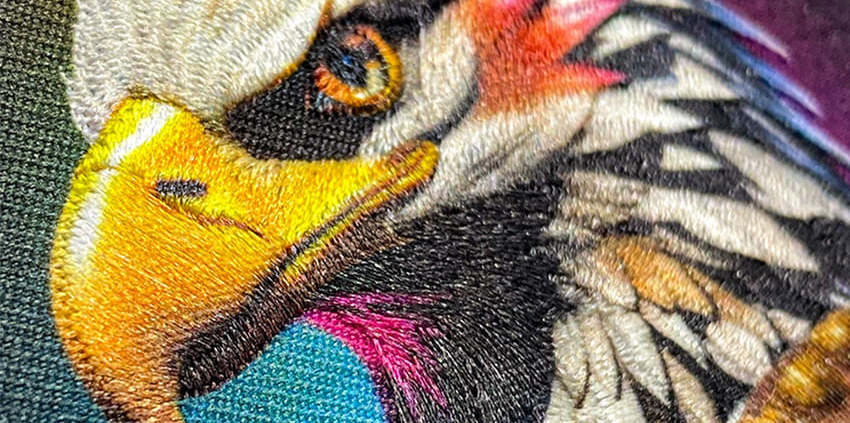 Custom Embroidery Patch with Full Color Smart Printing