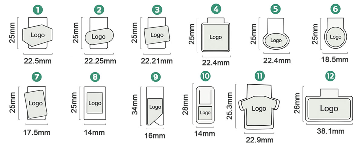  12+ existing open-tool designs elastic steel clip bookmarks wholesale
