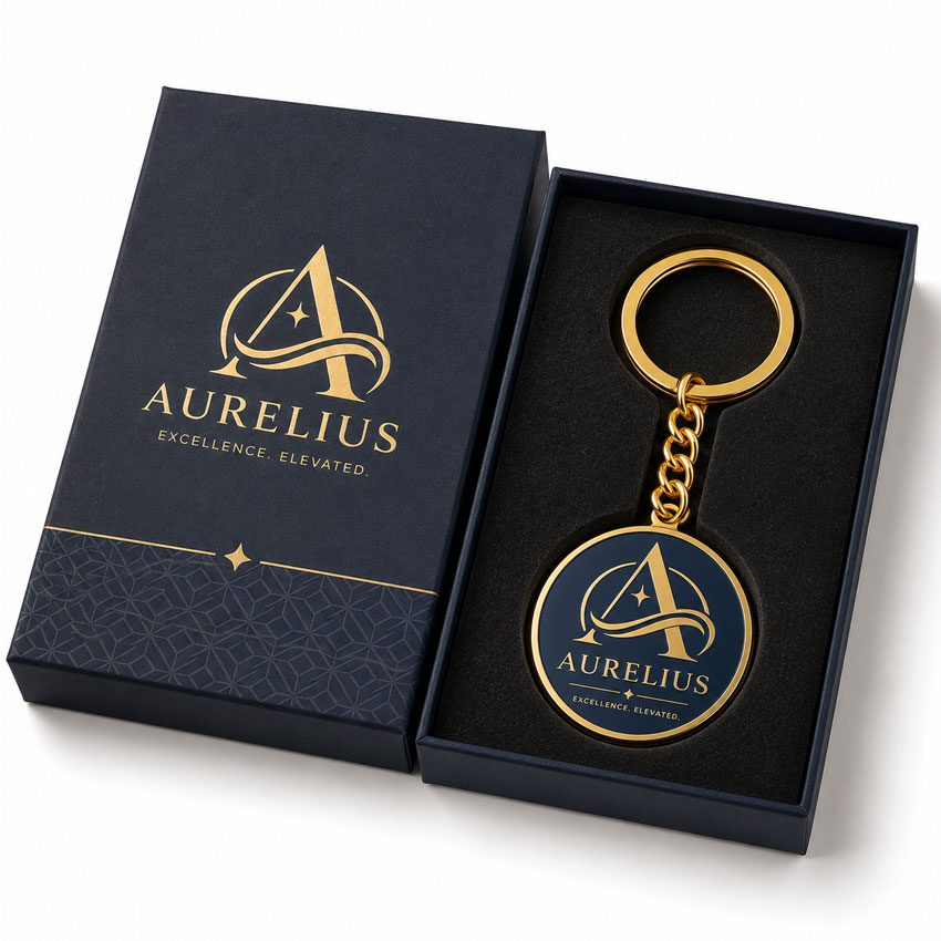custom-keychain-packaging-4 Premium custom printed gift box packaging for branded metal keychains