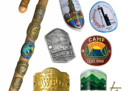 manufacturer custom hiking stick medallions wholesale