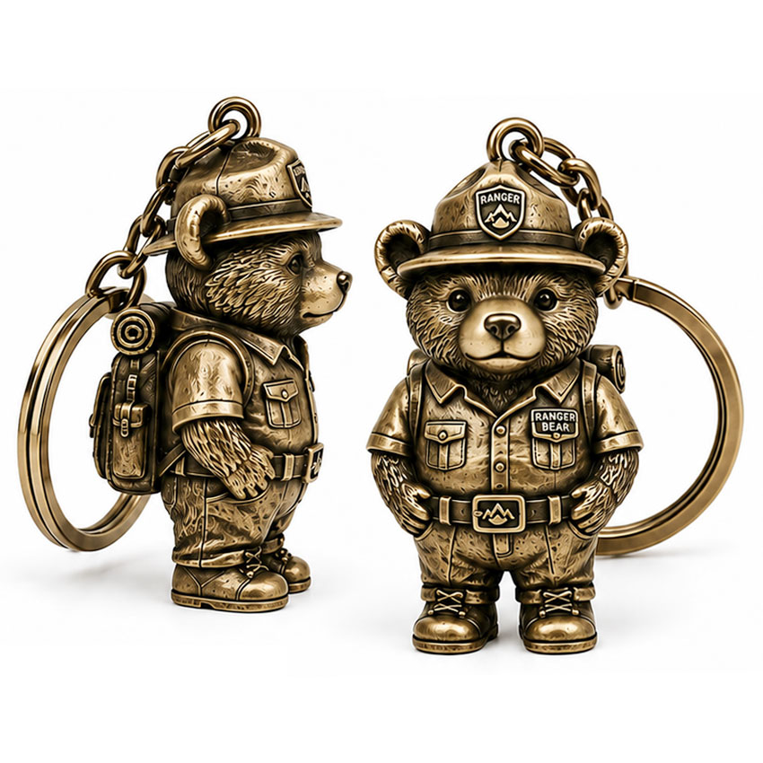 custom-metal-keychain-9 Custom mascot character keychain designed for brands and promotional campaigns