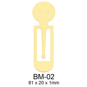 Custom metal bookmark attachment BM-02