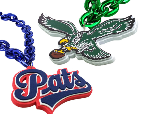 Custom 3D EVA Foam Turnover Chain Necklaces Wholesale