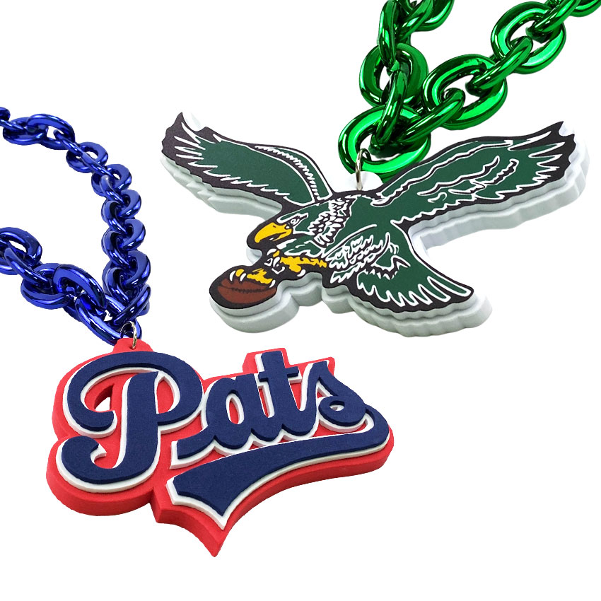 custom-foam-chain-1 Custom 3D EVA Foam Turnover Chain Necklaces Wholesale