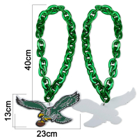 manufacturer custom logo turnover chain necklace wholesale