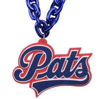 Wholesale custom EVA logo pendant sports chain