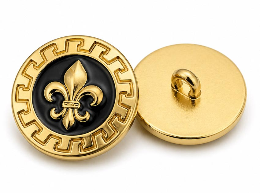 Scout Emblem Custom Soft Enamel Die Cast Button Wholesale