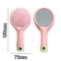 Custom Logo Printed Detangler Hair Brush with Mirror