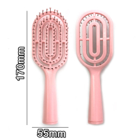 Custom Logo Detangling Hair Brush with Hollow Vent Design Wholesale